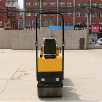 Mini compacteur LTC301 rouleau de route vibrant Double tambour 1035kg 54HZ rouleau de route avec haute Performance