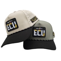 Gorra Snapback Impermeable con Visera Curva y Logotipo de Goma Personalizado