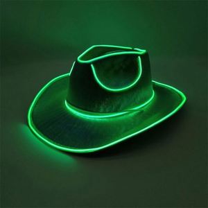 Sombrero de Vaquero Estilo Occidental con Luces LED, Sombreros de Vaquera Coloridos al por Mayor, Sombrero de Vaquero Luminoso - Product Image 4