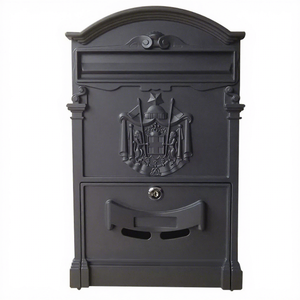 Kotak Surat Villa Eropa Bergaya Barok Italia, Kotak Surat Halaman, Kotak Surat Luar Ruangan, Kotak Surat Luar Ruangan dari Aluminium Cor - Product Image 1