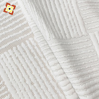 Tissu de matelas en tricot jacquard respirant ignifuge 100% polyester pour textile de maison, oreiller, meubles