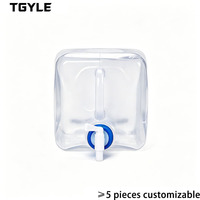 Sac d'eau pliable en LDPE de 10 L, facile à transporter, avec robinet, pour camping, pique-nique et barbecue – Vente en gros usine