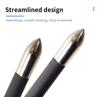 Pointes de flèches SPG Archery Bullet pour tir à l'arc en plein air, flèches en carbone, chasse à l'arc, accessoires de pointes de flèches en acier inoxydable