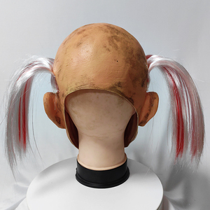 <span class=keywords><strong>Maschera</strong></span> da Clown Sorridente in Lattice Naturale a Prezzo di Fabbrica, <span class=keywords><strong>Maschera</strong></span> Horror per Cosplay, Costumi per Feste, <span class=keywords><strong>Maschera</strong></span> Realistica per Halloween - Product Image 5