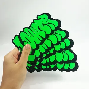 Stiker Logo Die Cut kustom stiker vinil kedap air label cetak berperekat untuk kemasan