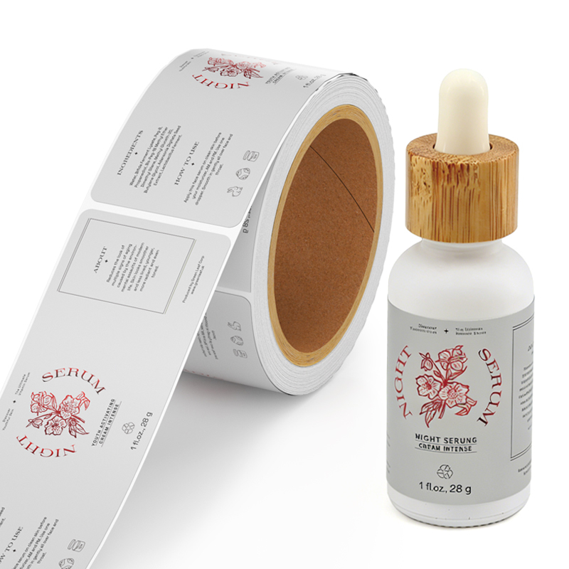 Custom Skincare Cosmetic Labels Stickers Waterproof