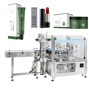 High Speed Semi Auto Automatic Carton Box Forming Packing Machine For Cosmetic Lipstick Cream Water Emulsion Essence