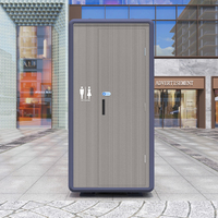 Vente directe usine – Toilettes conteneurs portables pré-câblées avec lavabos en acier inoxydable, déploiement rapide, pour usage extérieur, alimentation solaire