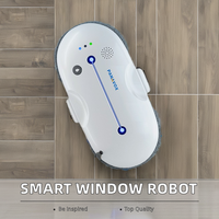 Robot nettoyeur de vitres OEM à double buse avec moteur sans balais et télécommande 2.4G