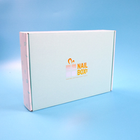 Caja de Envío Personalizada para Empaquetado de Productos de Comercio Electrónico, Caja de Envío de Papel Plegable, Ecológica, Reciclable, Resistente, con Logotipo