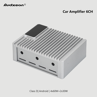 Amplificateur audio de voiture Android 6 canaux classe AB, entrée haute impédance 4Ω, crossover, sortie 6CH MAX 4x60W+2x30W