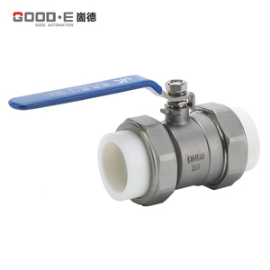 GOOD-E Messing Kogelkraan Vernikkelen Ppr 20Mm 25Mm 32Mm 40Mm 50Mm 63Mm Kunststof Dubbele Unie Kogelkleppen Pijpfittingen - Product Image 2