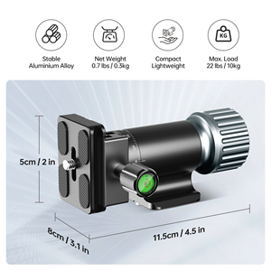 Tête de <span class=keywords><strong>cardan</strong></span> professionnelle pour appareil photo M-13, fixation latérale, tête inclinable, plaque QR Arca Swiss pour objectif téléobjectif lourd, photographie de la faune - Product Image 6