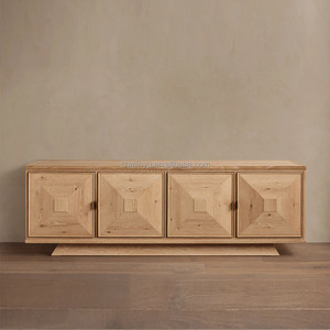 <span class=keywords><strong>Meuble</strong></span> de rangement/credenza MYHOME en bois massif, style français minimaliste, fait <span class=keywords><strong>main</strong></span>, durable, pour salle <span class=keywords><strong>à</strong></span> manger et salon - Product Image 1