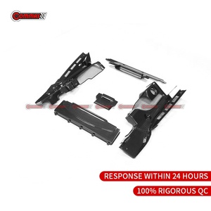 ฝาครอบเครื่องยนต์คาร์บอนไฟเบอร์แบบแห้ง สไตล์ OEM สำหรับ Audi R8 ปี 2007-2011 สำหรับตกแต่งภายในรถยนต์ - Product Image 6