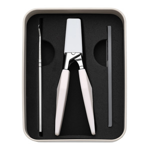 Kit de manucure et pédicure en acier inoxydable avec coupe-ongles, lime et récipient pour ongles épais des doigts et des orteils, idéal pour les seniors - Product Image 5