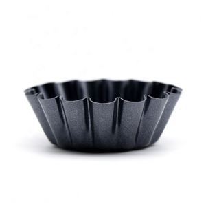 Nouveauté 6.5 CM/2.5 pouces en acier au carbone <span class=keywords><strong>Mini</strong></span> moule à tarte antiadhésif tarte oeuf ananas moule casserole gâteau plateau de cuisson - Product Image 2