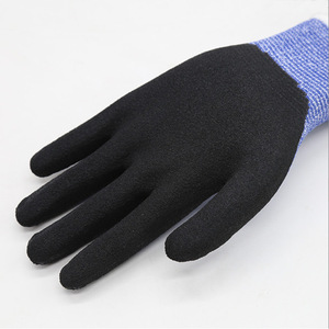 Guantes de Trabajo Resistentes a Cortes Johnson Johnson, Color Azul Marino, Talla M L, Protección para la Industria de Soldadura - Product Image 2