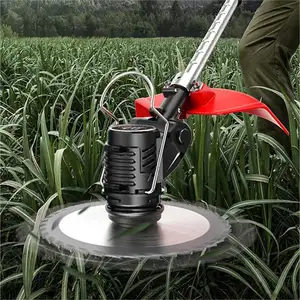 Çim düzeltme ve şarj cihazı ve pil için ot biçme makinesi ile akülü çim makası fırçasız Motor ve Edger