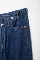 MYST&ZA Vêtements pour Femmes 2024 Automne et Hiver Nouvelle Mode Jean Décontracté Asymétrique Taille Haute Ample Passe-Partout 8197232