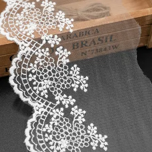 Source Factory Fashion Mesh Embroidery Clothing Home Textile Lace Accessories Width 11.5 Cm