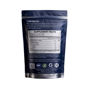 Protéine de lactosérum isolée certifiée végétalienne, sans OGM, pour la réparation articulaire, solutions de marque privée OEM - Product Image 2