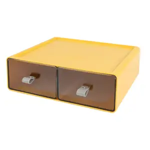 Büro Dateitorganisation Schreibtischregal stapelbare Plastikschublade Schreibtisch-Speicherbox Schubladen Schreibtisch-Speicherbox