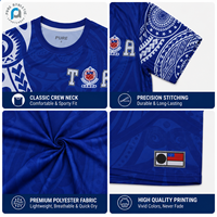 Maillots de rugby personnalisés pour l'entraînement – T-shirts d'entraînement pour clubs et équipes (Australie, Nouvelle-Zélande, Polynésie, Maori, Îles Cook) – Hauts de rugby Tag Touch