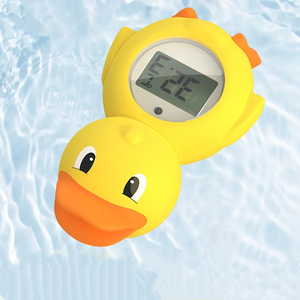 Termómetro Digital de Agua para Baño de Niños, Diseño de Cangrejo Rosa, Lindo Termómetro de Plástico con Forma de Animal para Bebés - Product Image 2
