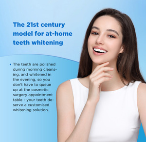 Gel pemutih gigi digunakan oleh dokter gigi dalam klinik dengan Gel pemutih gigi klinik PRO Double Barrel profesional - Product Image 5