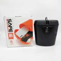 Boîte de sécurité portable pour téléphone portable et portefeuille, en ABS, avec combinaison numérique, pour voyage, plage et intérieur, multicolore