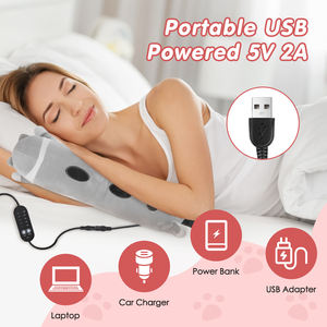 यूएसबी संचालित इलेक्ट्रिक हीटिंग पैड अवधि गर्म प्लग प्यारा बिल्ली के लिए तकिया सुंदर बिल्ली हीटिंग पैड को फेंक रहा है - Product Image 5