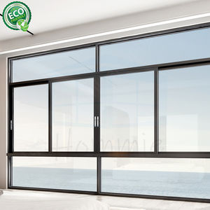 หน้าต่างบานเลื่อนอลูมิเนียมบานเลื่อนอลูมิเนียมบานเลื่อนสองชั้น - Product Image 2