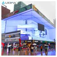 Mur Vidéo LED 3D à L'Œil Nu Personnalisé Extérieur Ultra HD Grand Écran Publicitaire LED pour Grands Centres Commerciaux