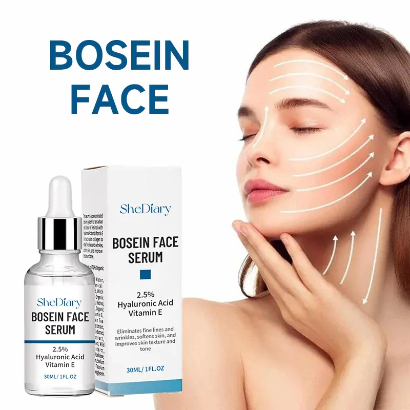 SheDiary OEM ODM Factory Boseine Hyaluron säure Veganes Anti-Aging-und Anti-Falten-Gesichts serum für Deep Hydrat ion Facial Serum