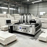Routeur CNC 4 têtes 3 axes pour pierre, machine de gravure intelligente haute précision pour marbre et granit