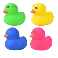 Bestseller transfrontalier : Jouet de décompression créatif en forme de canard, grand format, en TPR et silicone souple, anti-stress, style dessin animé, pour la relaxation
