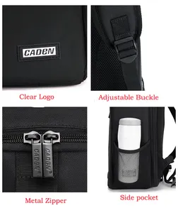 Заводские оригинальные аксессуары для камеры, рюкзак CADeN D6 V, водонепроницаемый рюкзак с двумя плечами для фотоаппарата DSLR, сумки, рюкзак