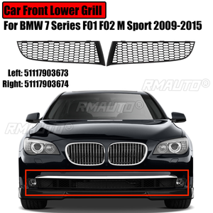 สำหรับ BMW ซีรีส์ 7 F01 F02 M Sport ปี 2009-2015 กระจังหน้าล่างแบบเปิด M Grille ลายรังผึ้ง ซ้าย ขวา 51117903673 51117903674 - Product Image 1