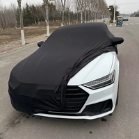 Housse de voiture en velours extensible de qualité supérieure, personnalisable, protection tout temps, protection UV, épaisseur 4 mils