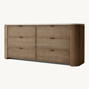 <span class=keywords><strong>Commode</strong></span> à <span class=keywords><strong>6</strong></span> <span class=keywords><strong>tiroirs</strong></span> en chêne blanc américain moderne Sassanid, nouvelle arrivée - Product Image 2
