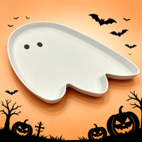 Nouvelles assiettes à dîner en mélamine de forme irrégulière, parfaites pour Halloween et les fêtes