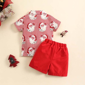 Ensembles de vêtements pour bébés garçons HP Summer 1-6 ans, chemises à manches courtes et pantalons, vêtements de Noël pour nouveau-nés, KBCS-009 - Product Image 3