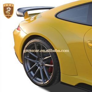 Fiber de verre 911 991 carrera auto tamponneuse modifier pour T-style de voiture kit carrosserie 2014 2016 année - Product Image 4