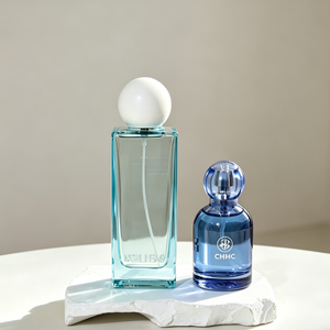 Nouvelle arrivée, flacon vaporisateur de parfum à fine brume, bleu, <span class=keywords><strong>rose</strong></span>, transparent, <span class=keywords><strong>blanc</strong></span>, flacon atomiseur de parfum de voyage en verre - Product Image 5
