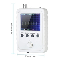 Mini Oscilloscope numérique TFT Portable, Kit d'analyseur logique avec BNC-Clip Oscilloscope Standard Kit de bricolage