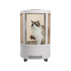 Armoire de toilettage pour animaux de compagnie, traitement proche infrarouge, sèche-cheveux rond, thérapie par ions négatifs, sèche-cheveux pour chiens