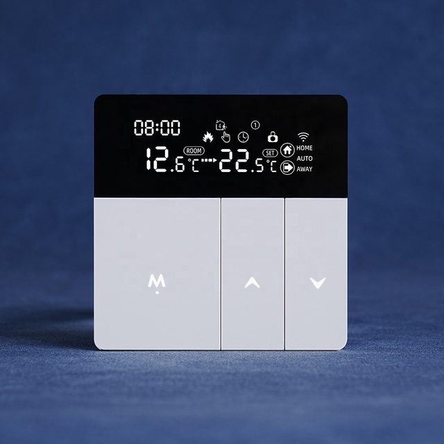 Tuya Smart Screen Display Switch WiFi Button Copywriting Switch App Voice Control Timed Shutdown LCD 220V for Heater