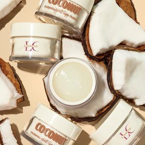 Masque pour les lèvres vegan à la noix de coco de marque privée réparateur nourrissant bio masque pour les lèvres de nuit anti-rides baume pour les lèvres - Product Image 1