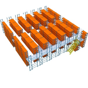 Solution de stockage logistique d'ascenseur de plancher de mezzanine en acier à 5 couches protégée contre la corrosion pour des entrepôts - Product Image 5
